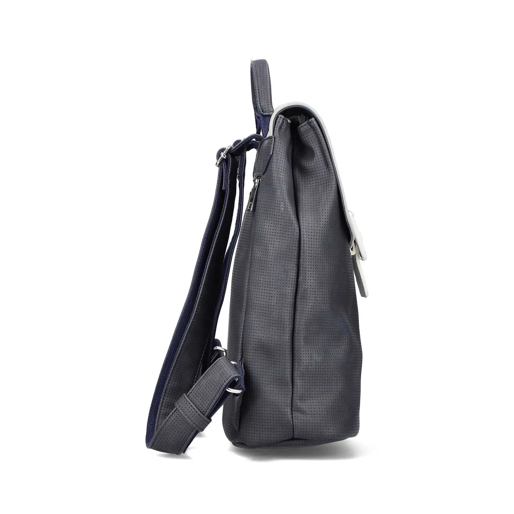 Rieker | Backpack Navy Blue-Pure White
