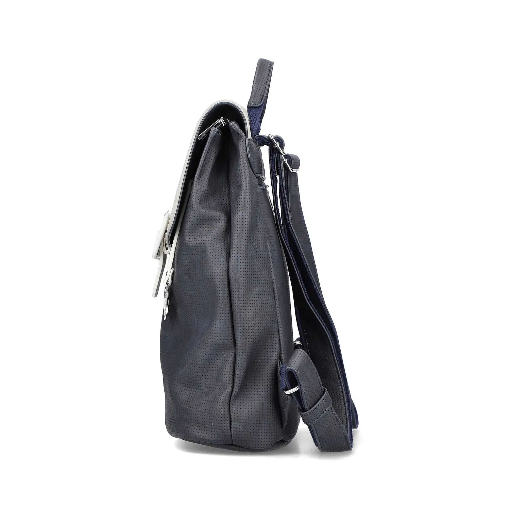Rieker | Backpack Navy Blue-Pure White