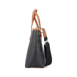 Rieker | Shopper Steel Black-Nougat Brown