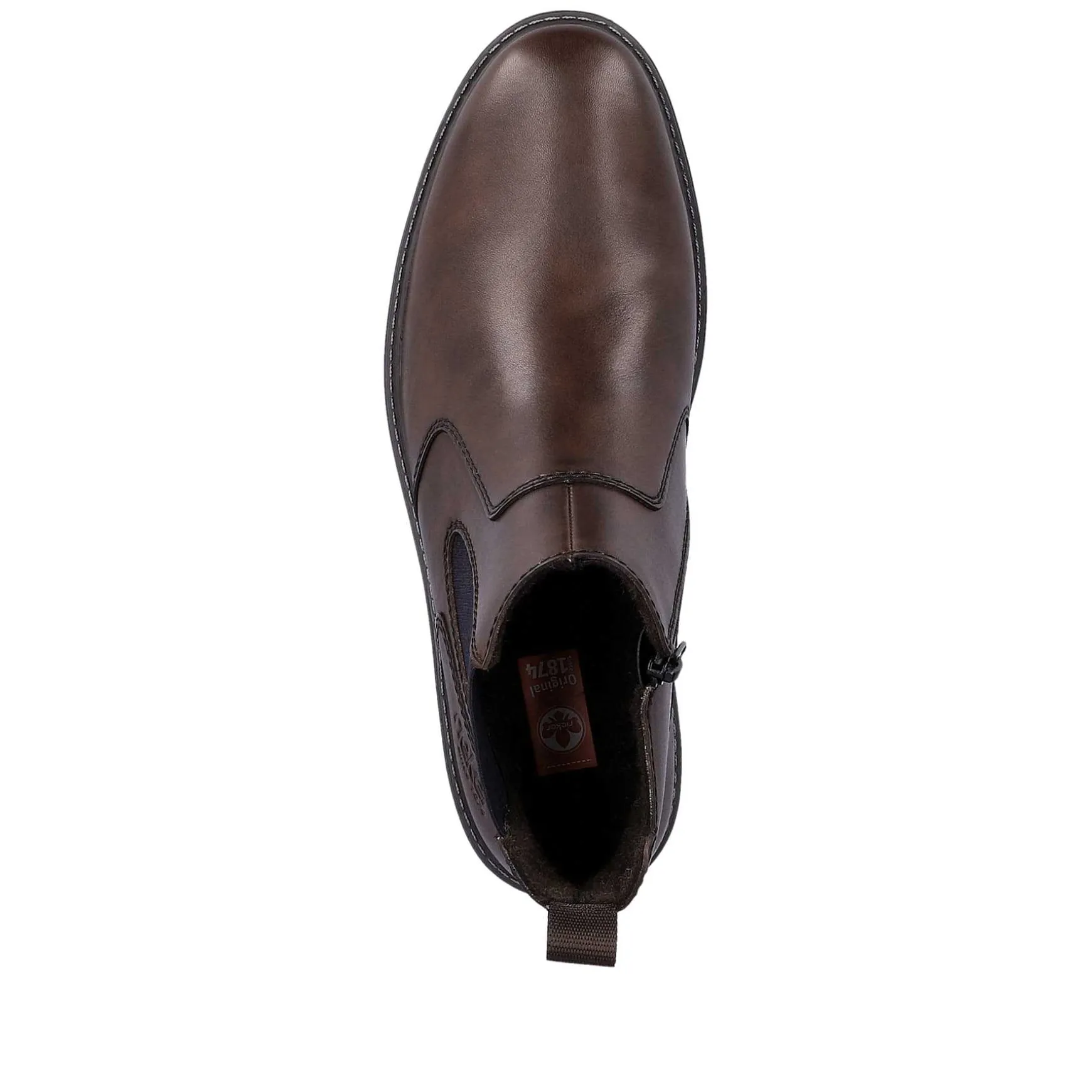 Rieker Men'S Chelsea Boots Dark Brown
