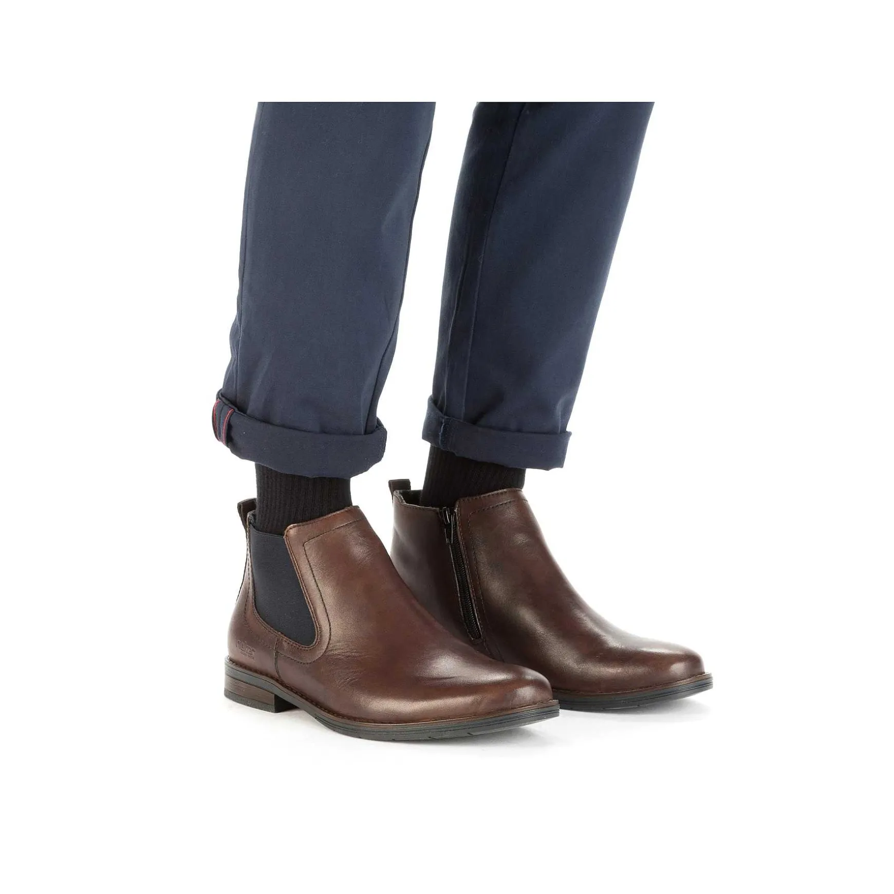 Rieker Men'S Chelsea Boots Chestnut Brown