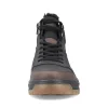 Rieker Men'S Corded Boots Asphalt Black