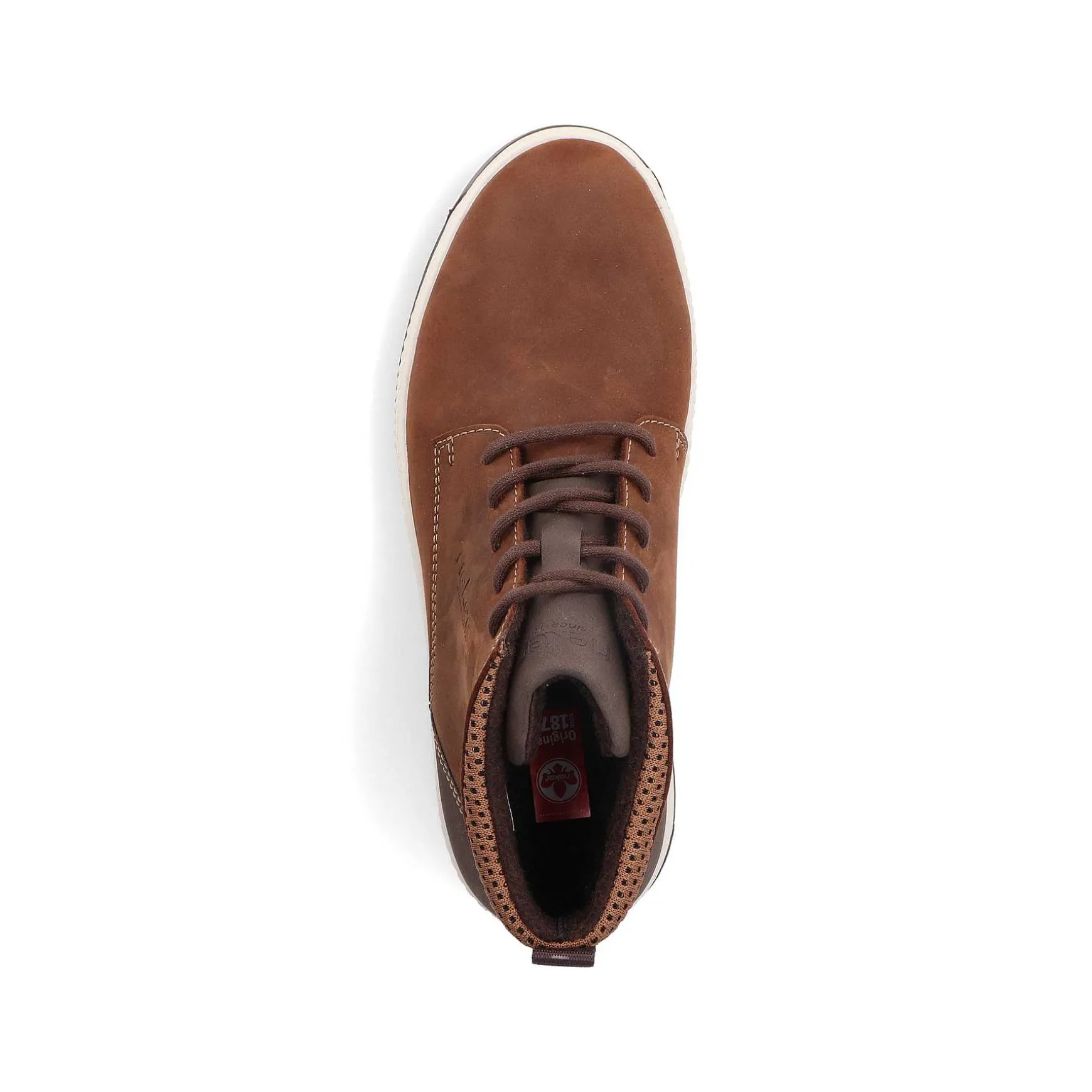 Rieker Men'S Corded Boots Mocha Brown
