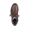 Rieker Men'S Corded Boots Chestnut Brown