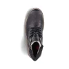 Rieker Men'S Corded Boots Graphite Black