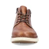 Rieker Men'S Corded Boots Chestnut Brown