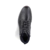 Rieker Men'S Corded Boots Graphite Black