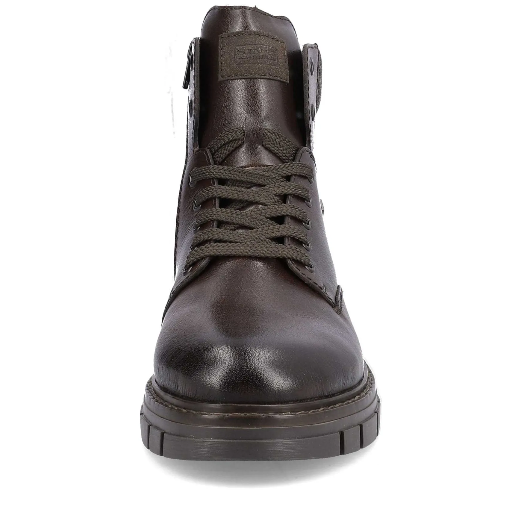 Rieker Men'S Corded Boots Dark Brown