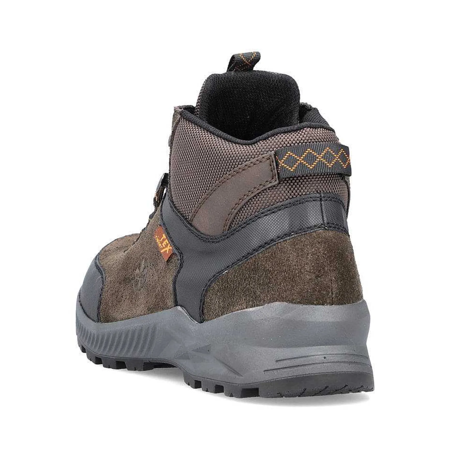 Rieker Men'S Corded Boots Coffee Brown