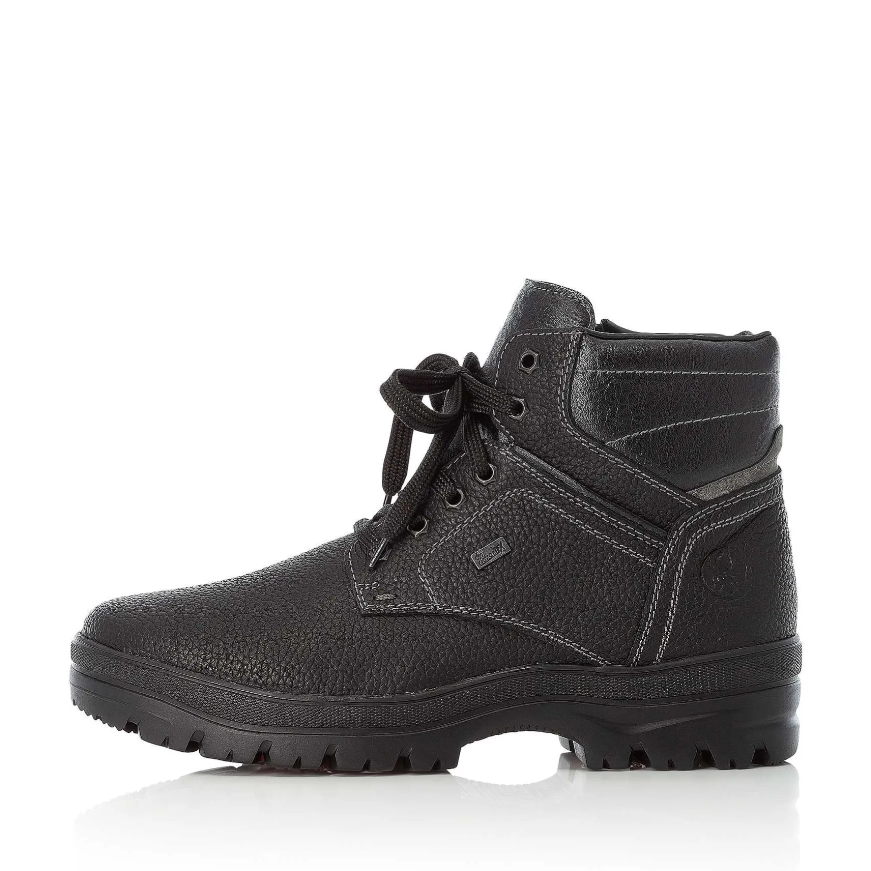Rieker Men'S Corded Boots Deep Black