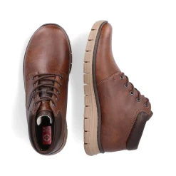 Rieker Men'S Corded Boots, Nut Brown