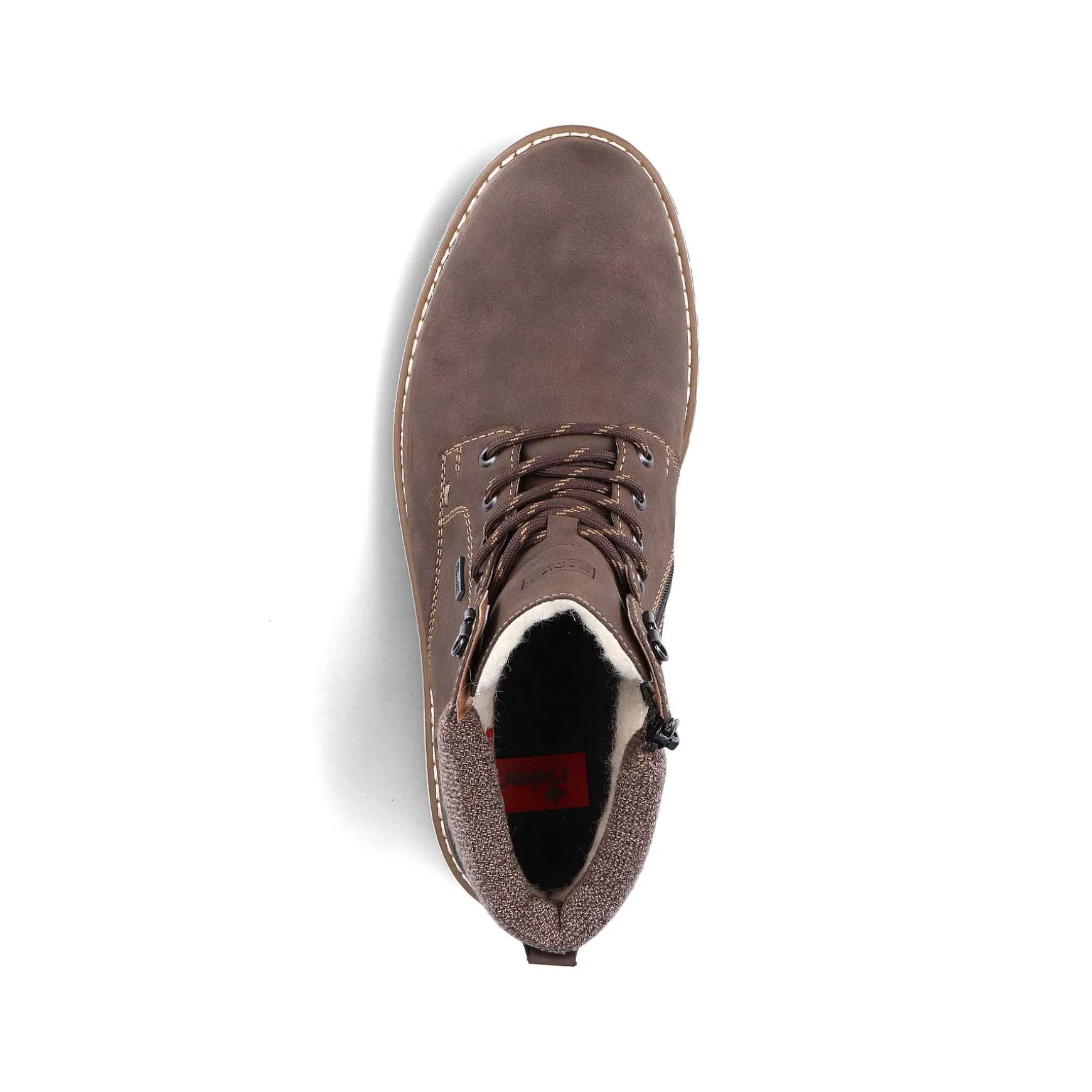 Rieker Men'S Corded Boots Tobacco Brown