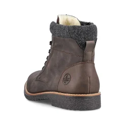 Rieker Men'S Corded Boots, Nut Brown