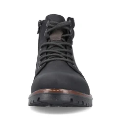 Rieker Men'S Corded Boots Asphalt Black