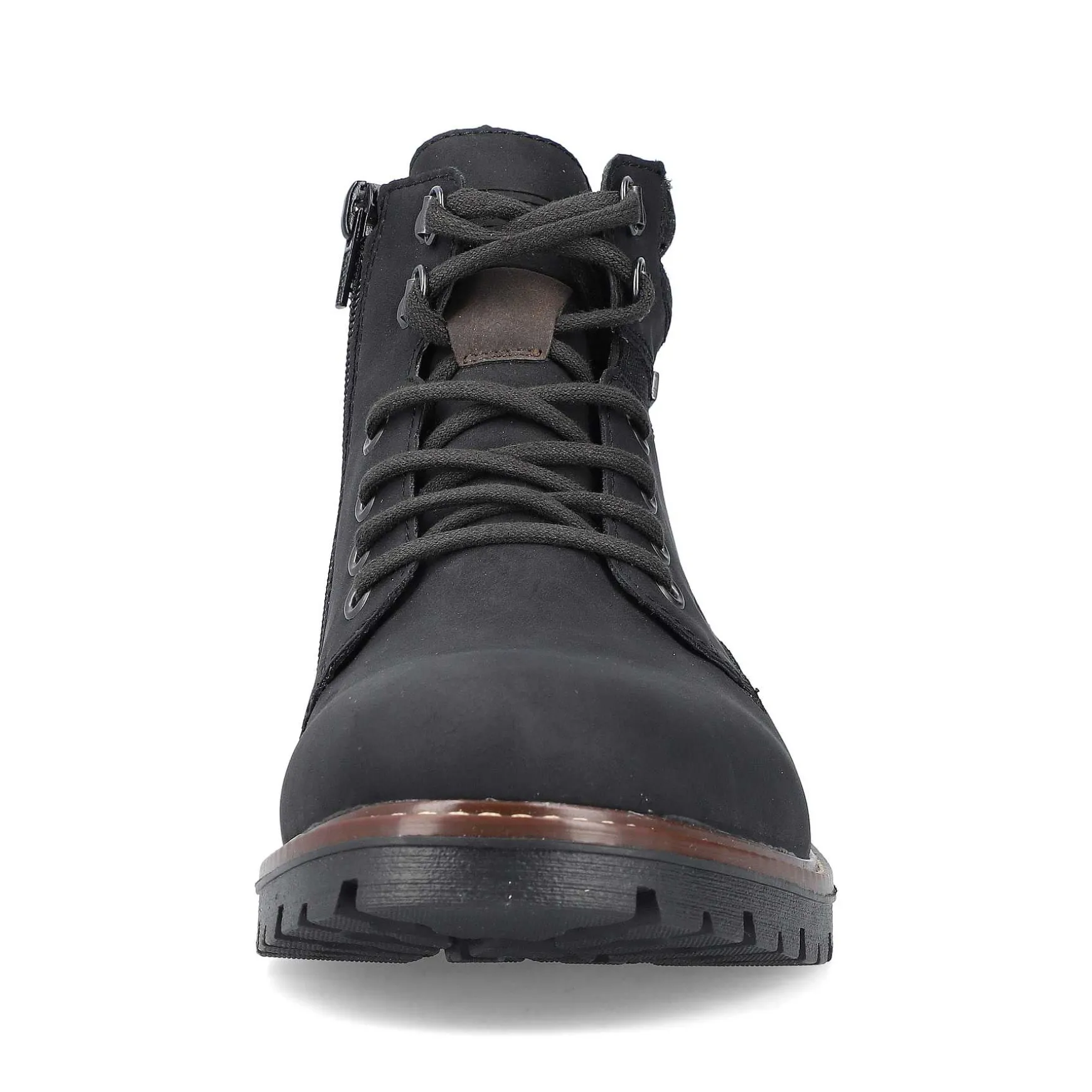 Rieker Men'S Corded Boots Asphalt Black