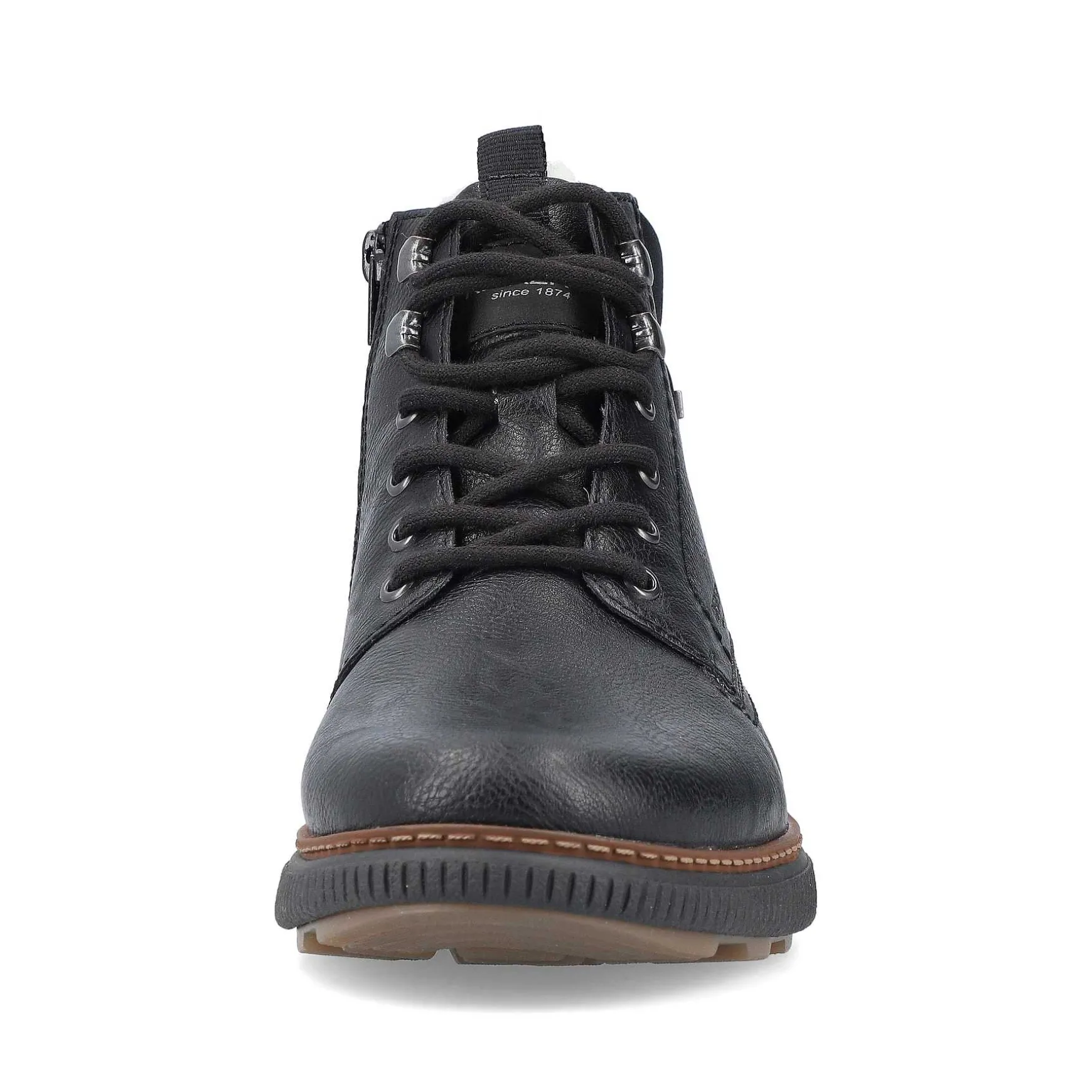 Rieker Men'S Corded Boots Night Black