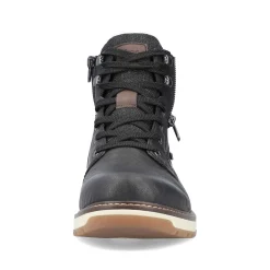 Rieker Men'S Corded Boots Night Black