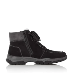 Rieker Men'S Corded Boots Deep Black