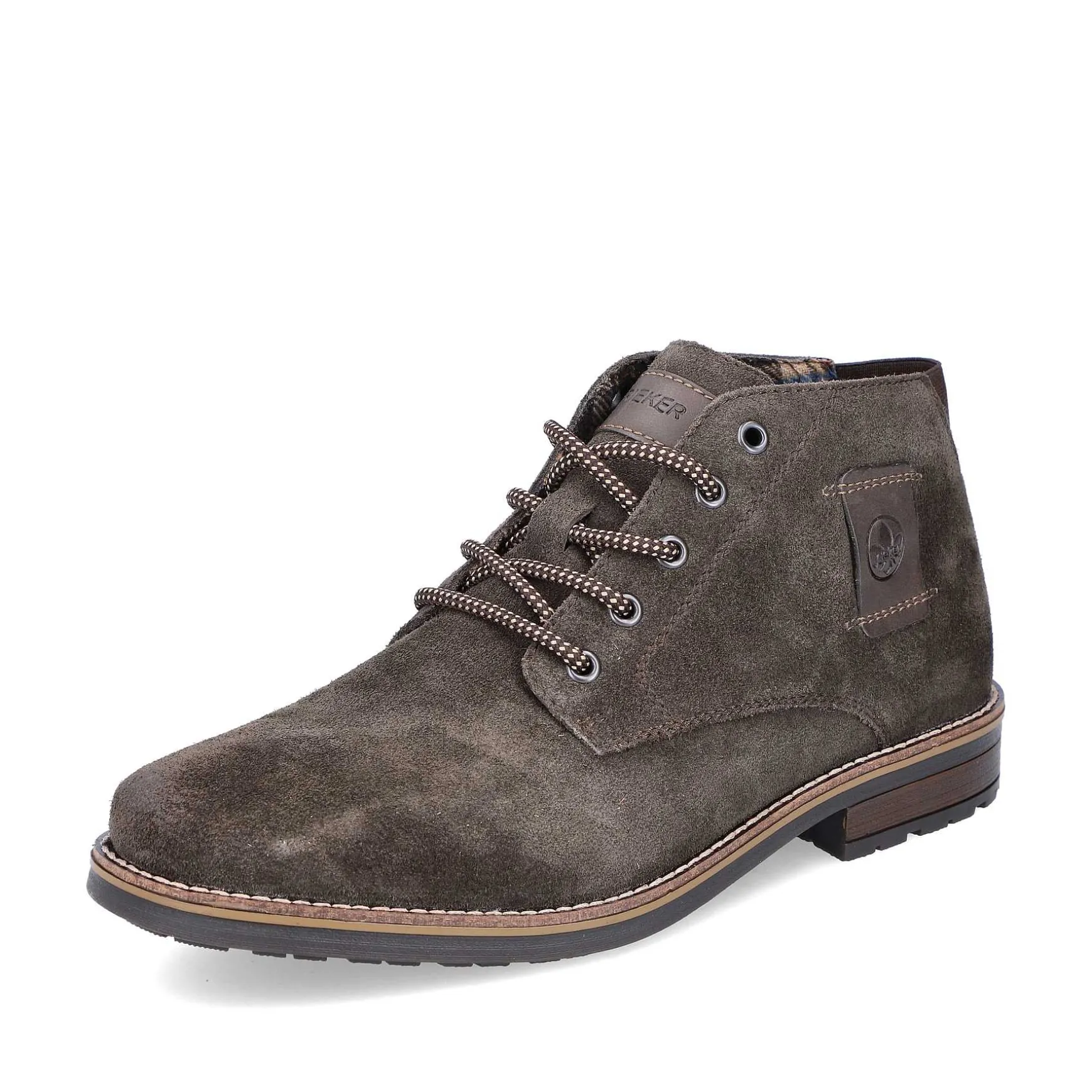 Rieker Men'S Corded Boots, Nut Brown