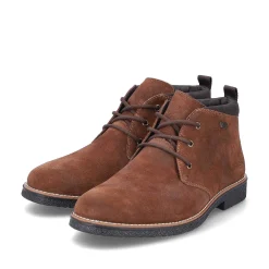 Rieker Men'S Corded Boots Cinnamon Brown