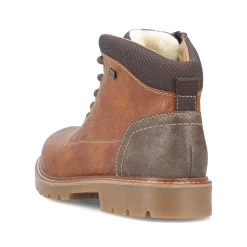 Rieker Men'S Corded Boots Nougat Brown