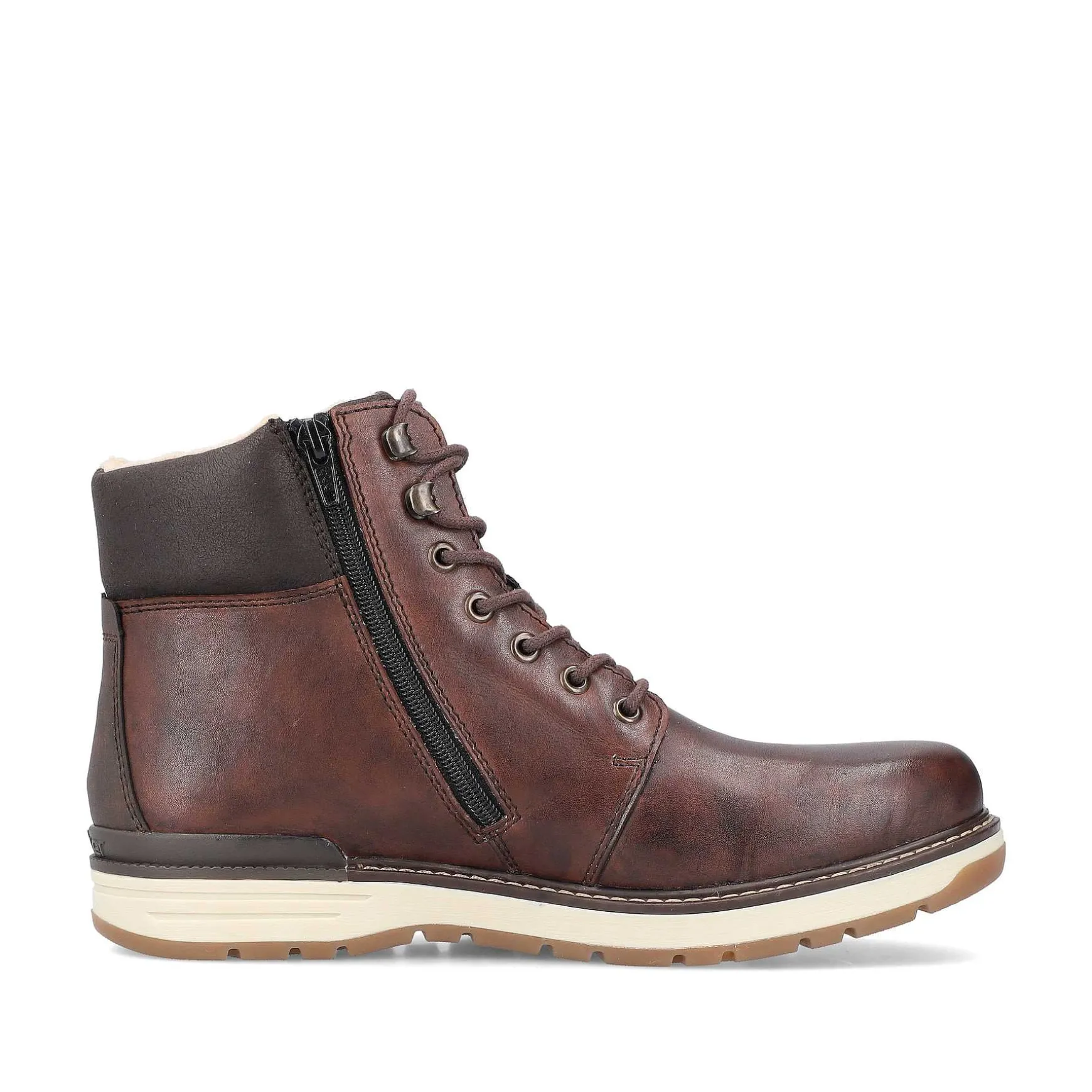 Rieker Men'S Corded Boots, Nut Brown
