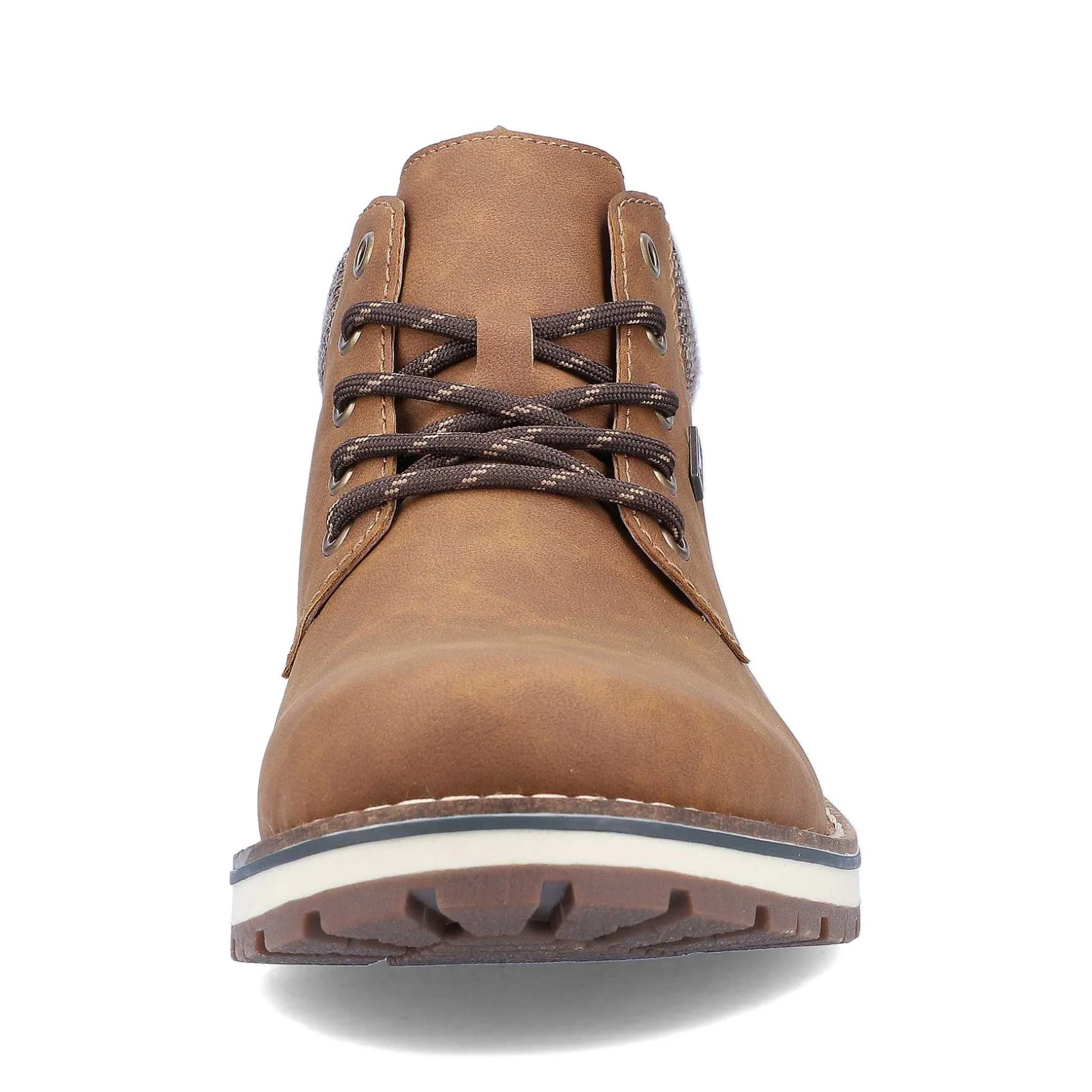 Rieker Men'S Corded Boots Caramel Brown