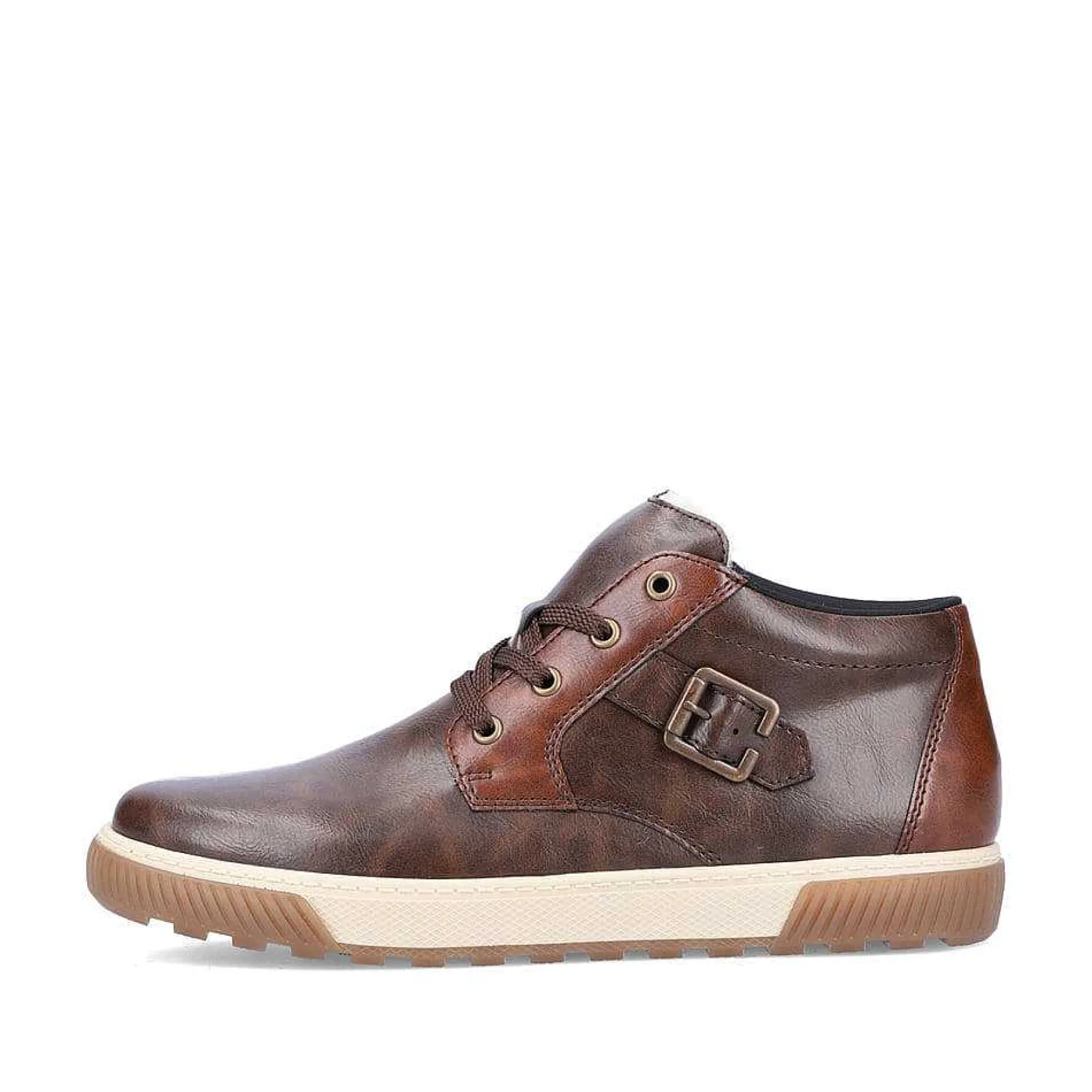 Rieker Men'S Corded Boots Coffee Brown