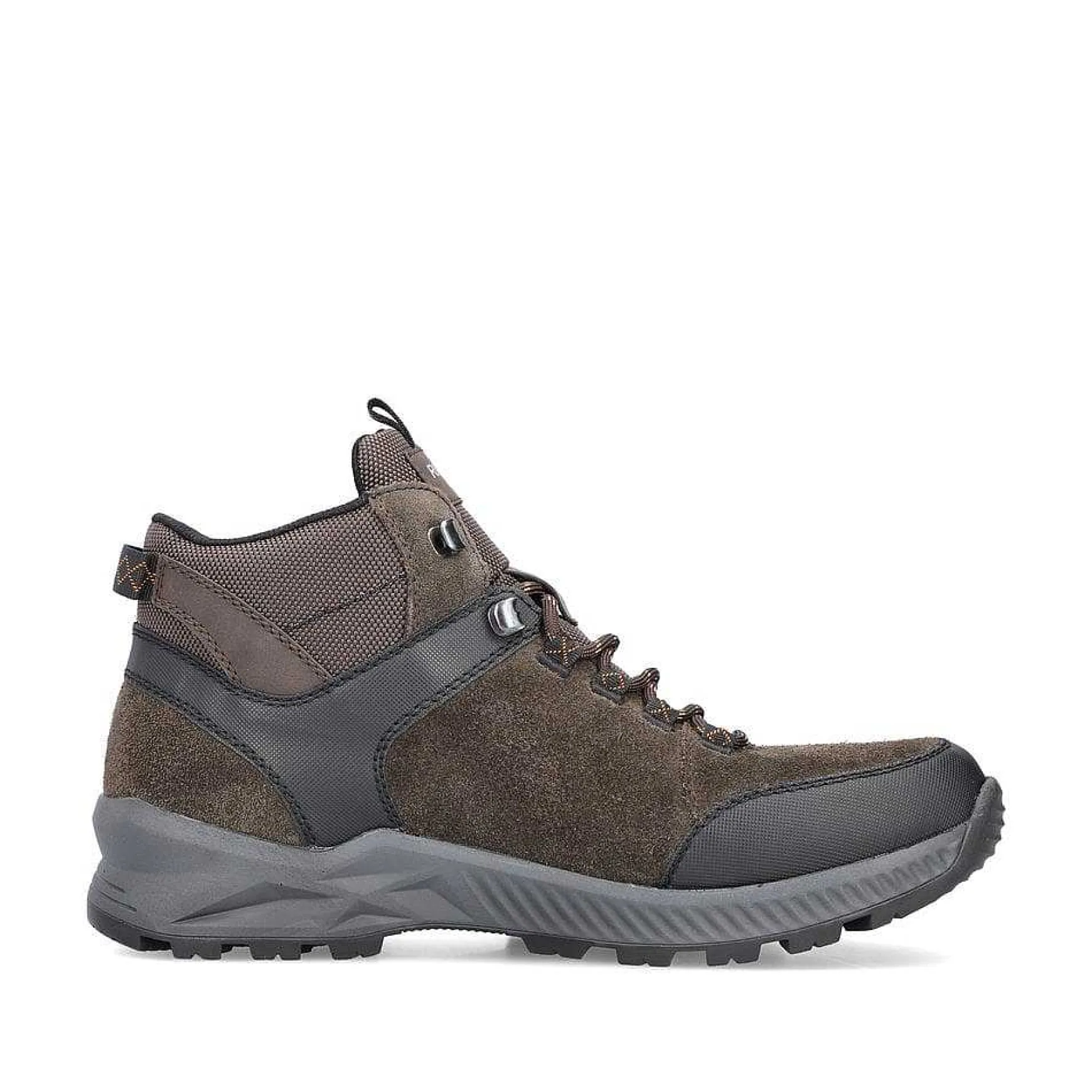 Rieker Men'S Corded Boots Coffee Brown
