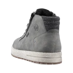 Rieker Men'S Corded Boots Moon Grey