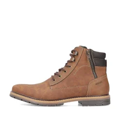 Rieker Men'S Corded Boots Light Brown