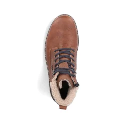 Rieker Men'S Corded Boots, Nut Brown
