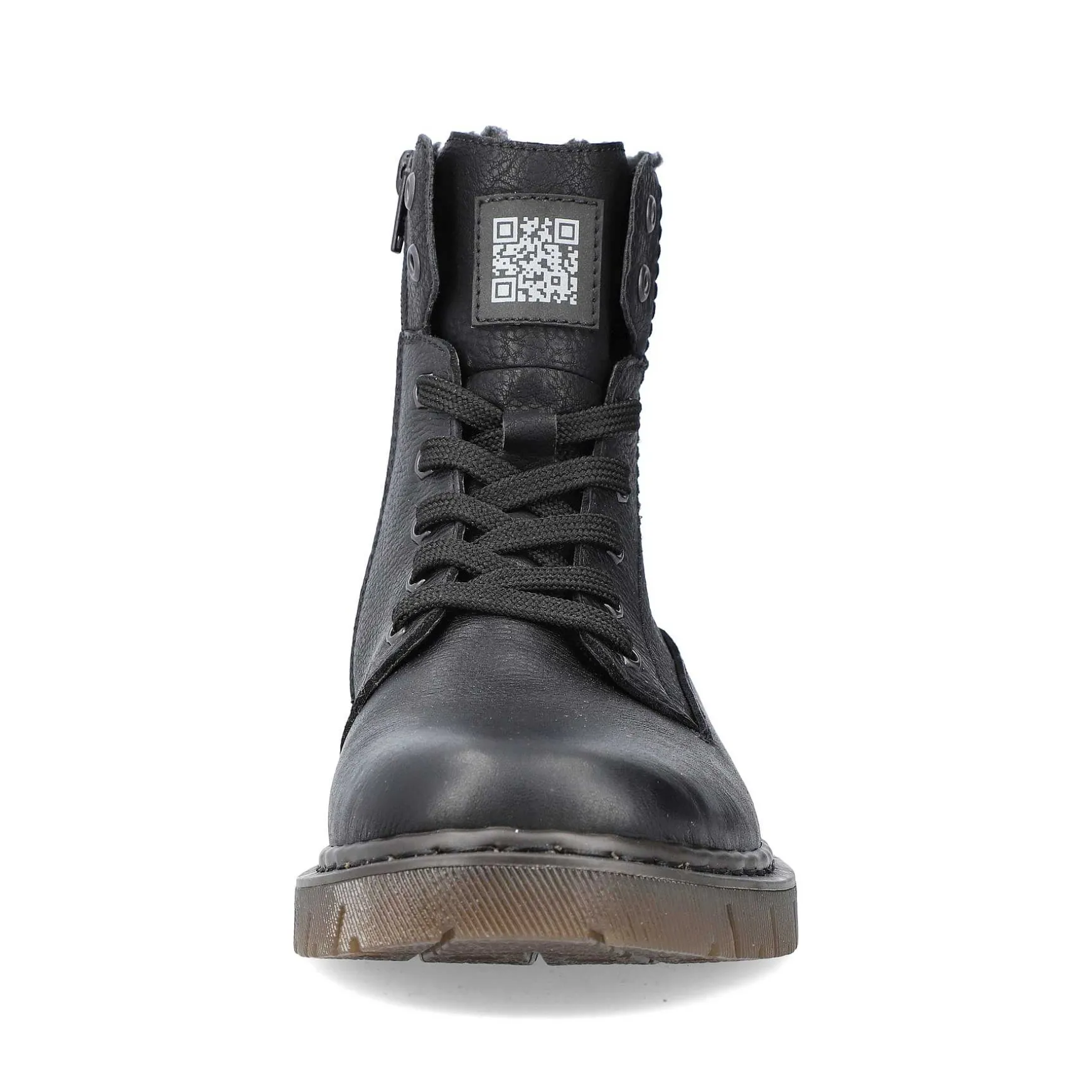 Rieker Men'S Corded Boots Graphite Black