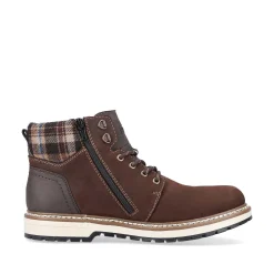 Rieker Men'S Corded Boots, Nut Brown