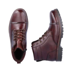 Rieker Men'S Corded Boots, Nut Brown