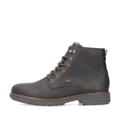 Rieker Men'S Corded Boots Coffee Brown