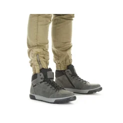 Rieker Men'S Corded Boots Steel Gray