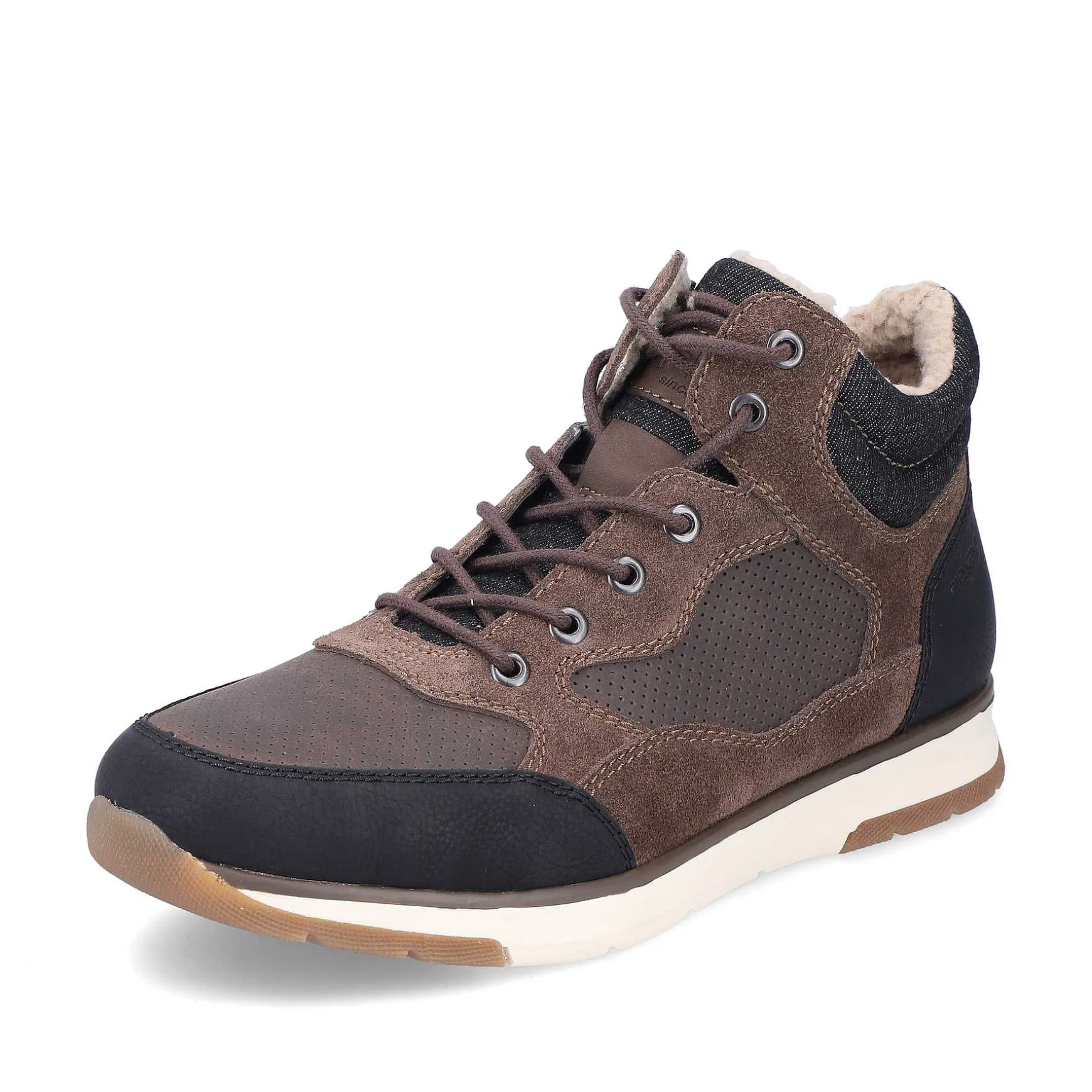Rieker Men'S Corded Boots, Nut Brown
