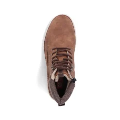Rieker Men'S Corded Boots Coffee Brown