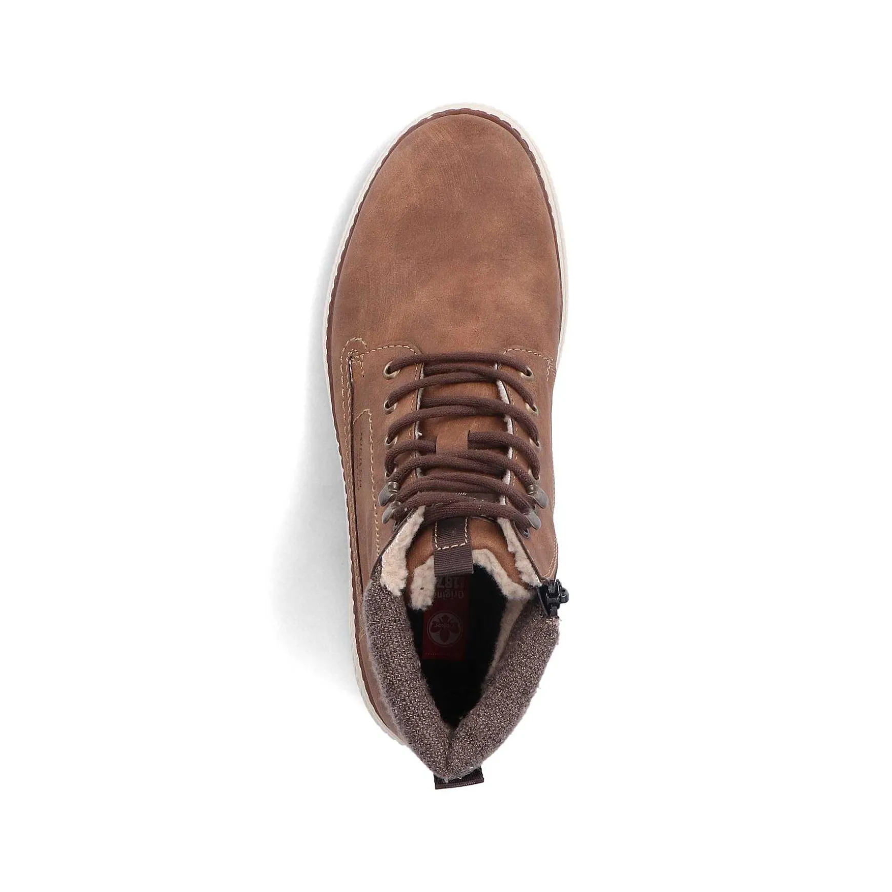Rieker Men'S Corded Boots Coffee Brown