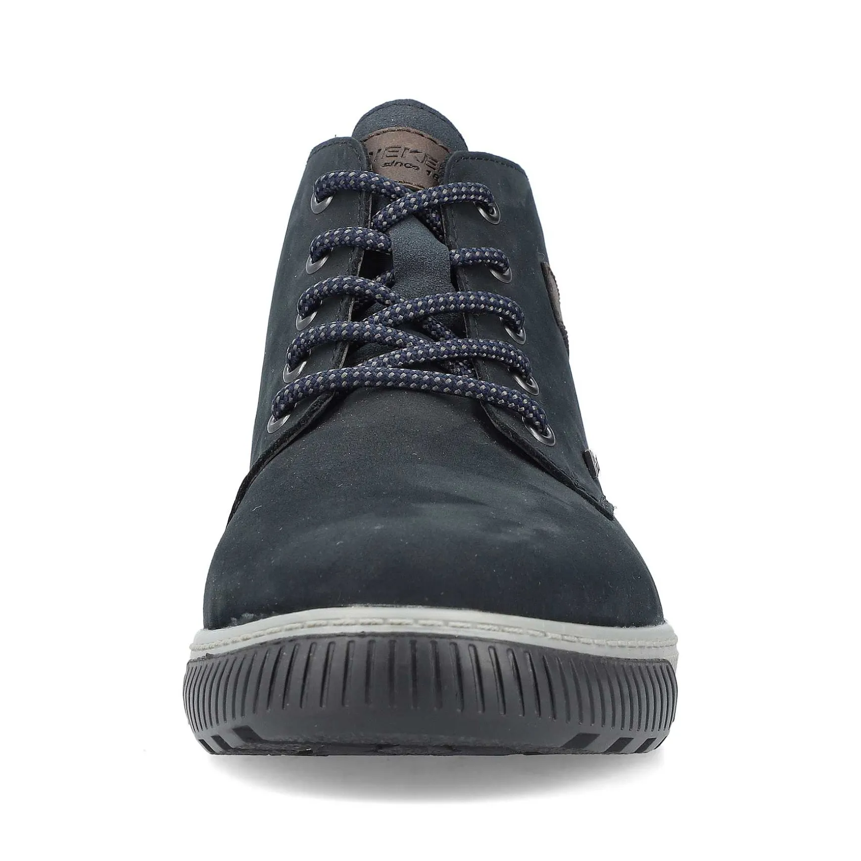 Rieker Men'S Corded Boots Dark Blue-Gray