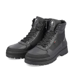 Rieker Men'S Corded Boots Noir