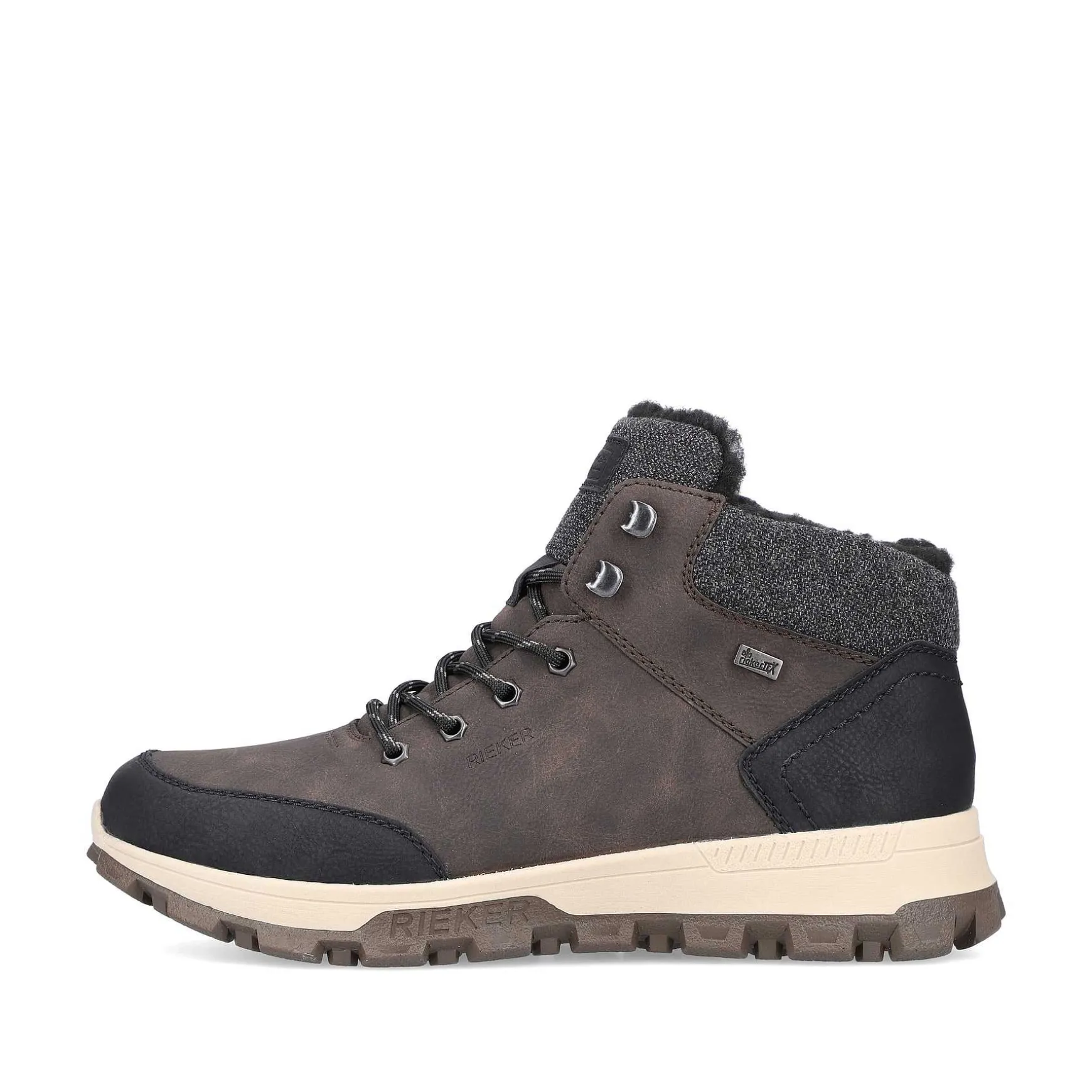 Rieker Men'S Corded Boots Coffee Brown