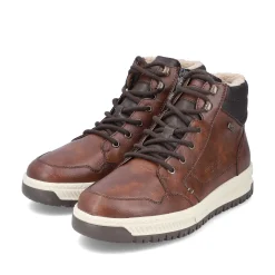 Rieker Men'S Corded Boots, Nut Brown