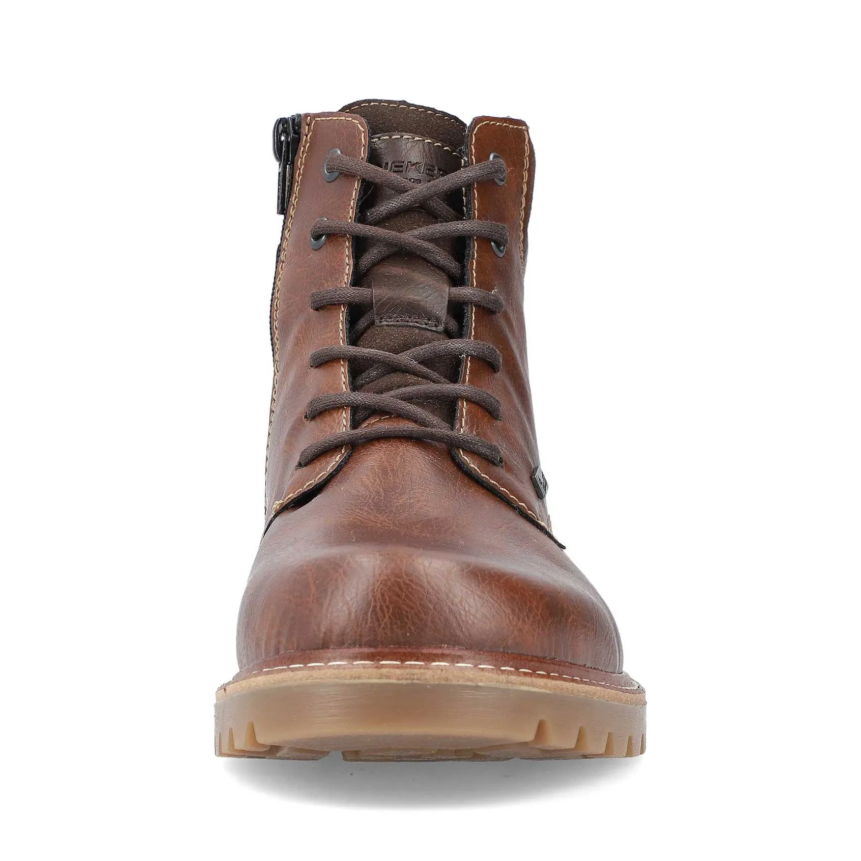 Rieker Men'S Corded Boots Chestnut Brown