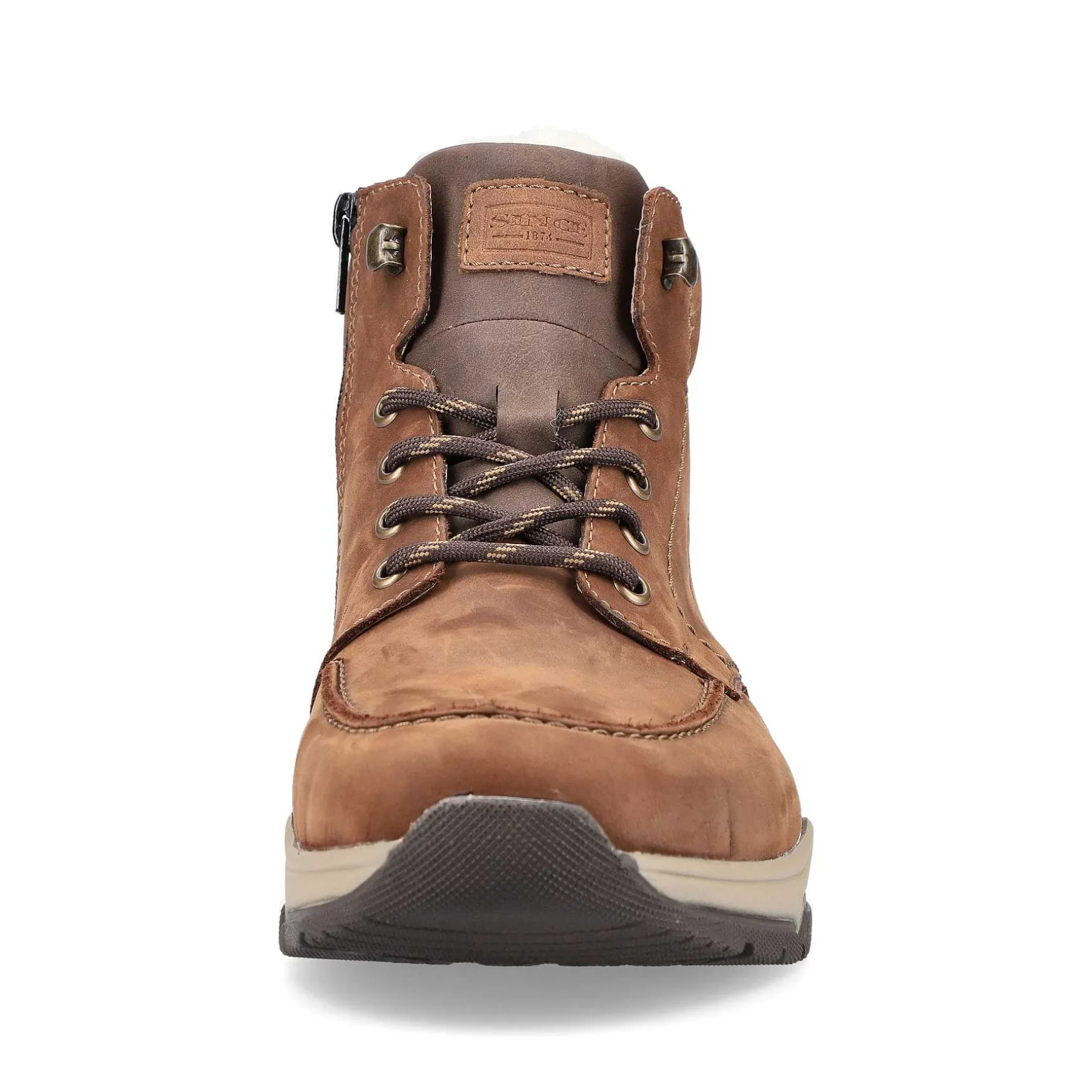 Rieker Men'S Corded Boots Cinnamon Brown