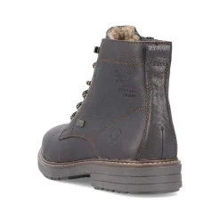 Rieker Men'S Corded Boots Coffee Brown