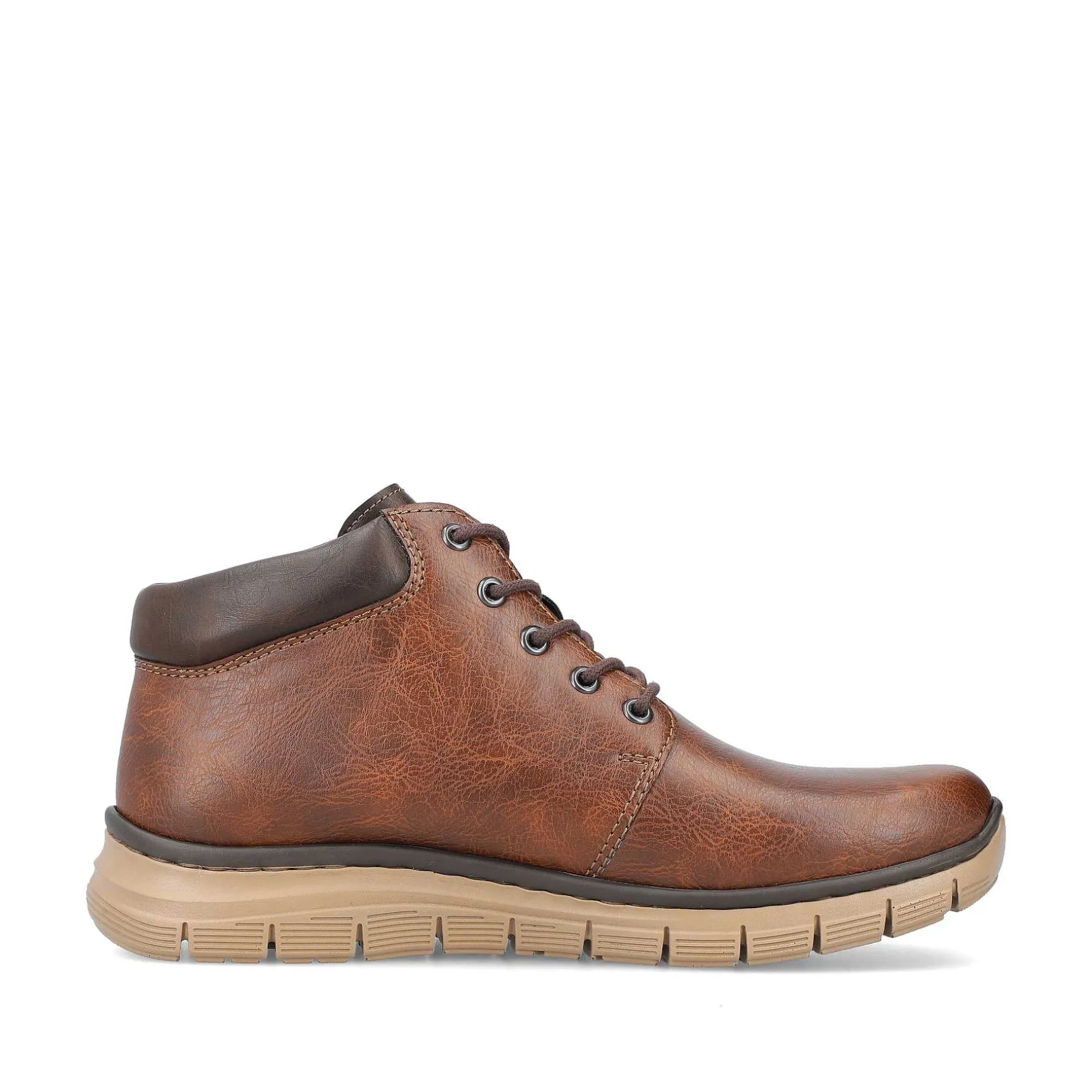Rieker Men'S Corded Boots, Nut Brown