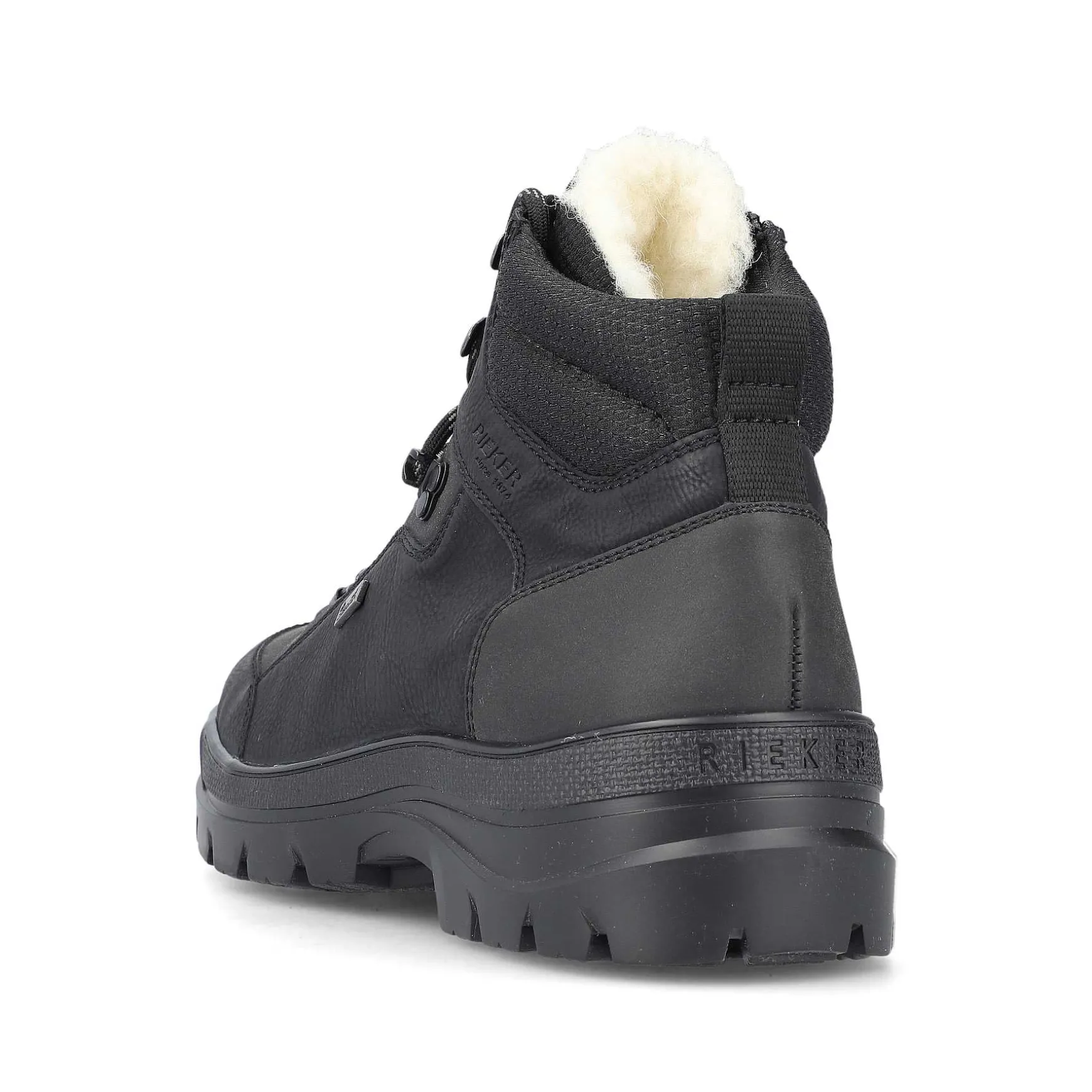 Rieker Men'S Corded Boots Asphalt Black
