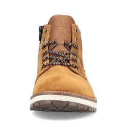 Rieker Men'S Corded Boots Caramel Brown